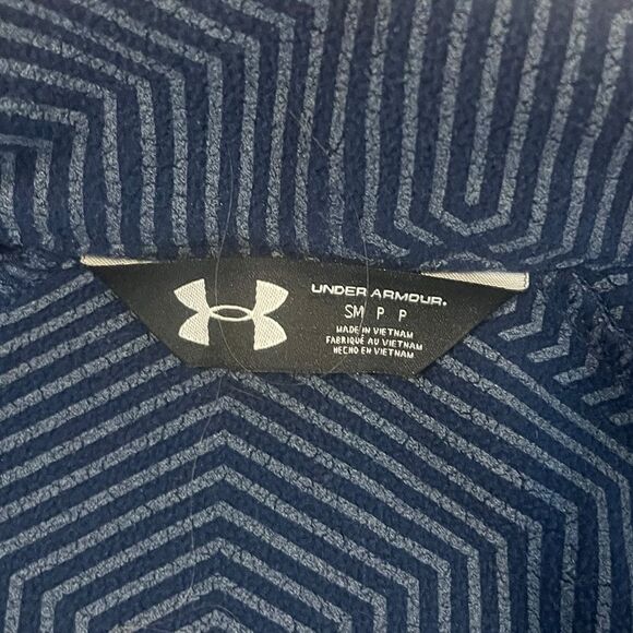Under Armour Womens ColdGear Storm Infrared Jacket Soft Shell Tie Dye Blue Small - Picture 4 of 7